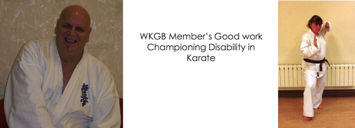 WKGB Member's Good work Championing Disability in Karate